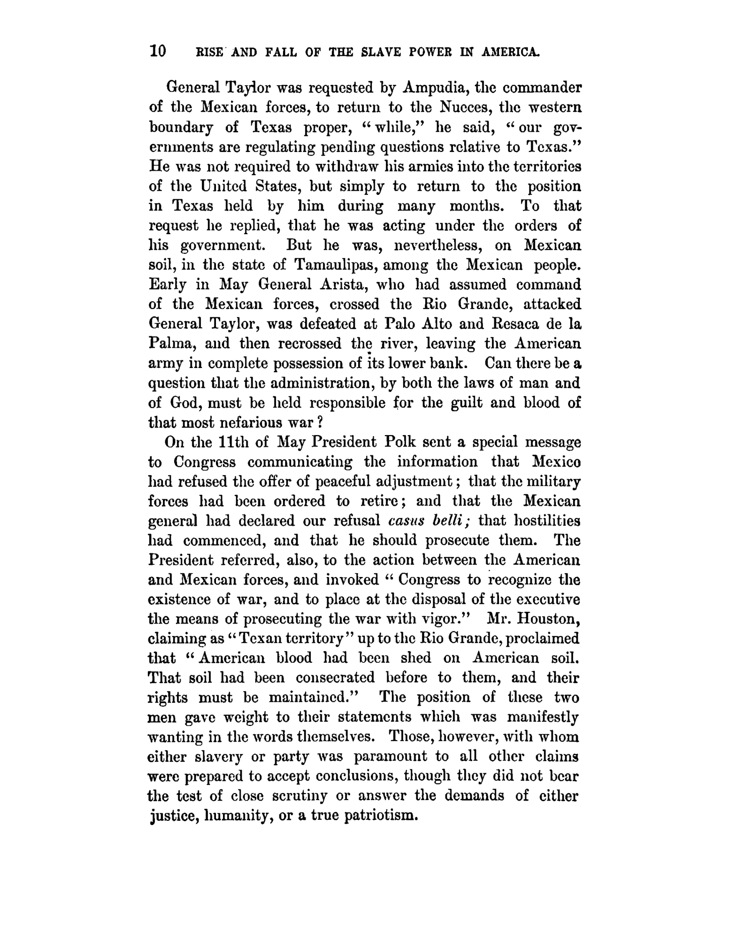 History of the Rise and Fall of the Slave Power in America - Vol. II