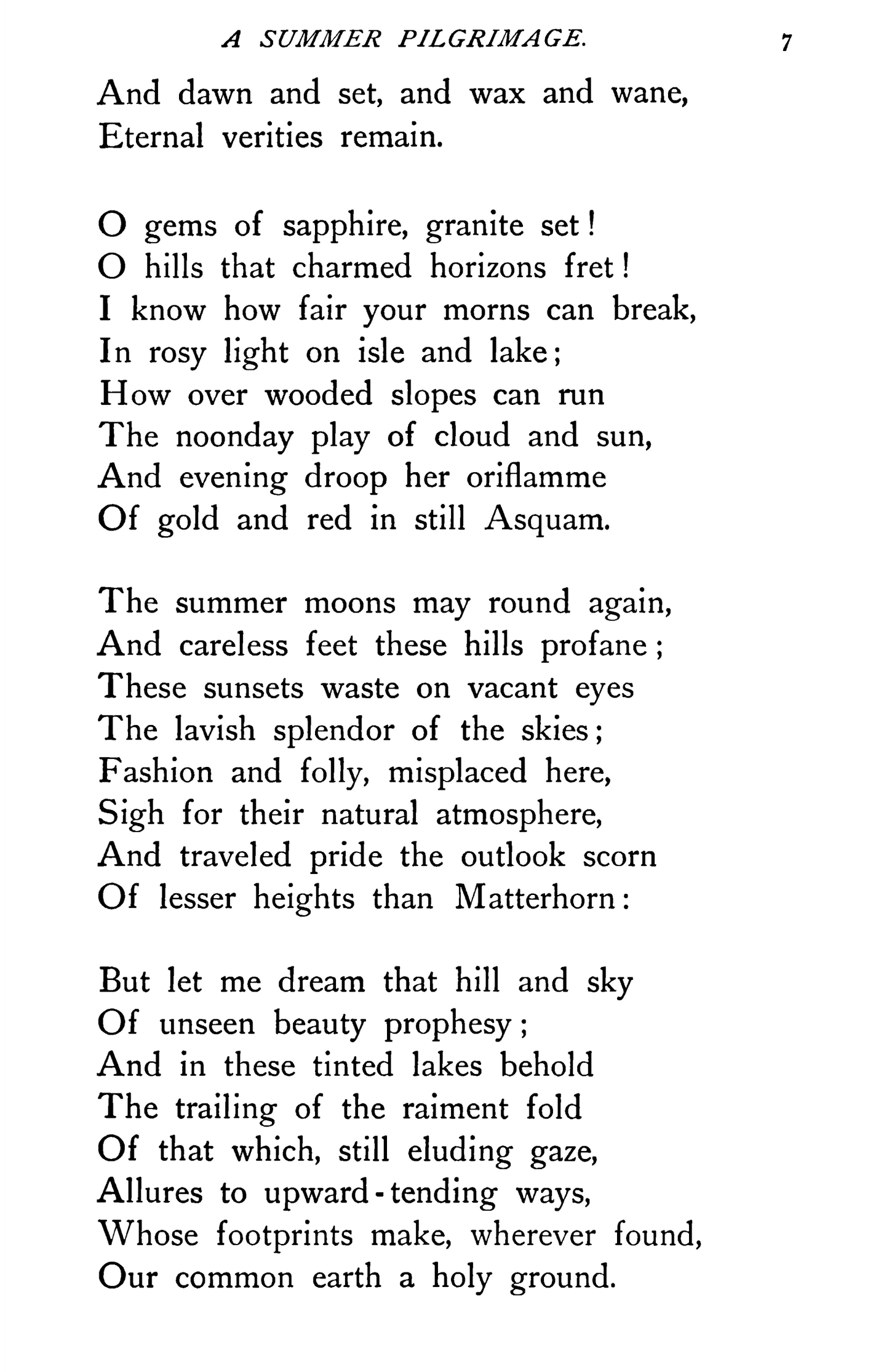Poems of Nature