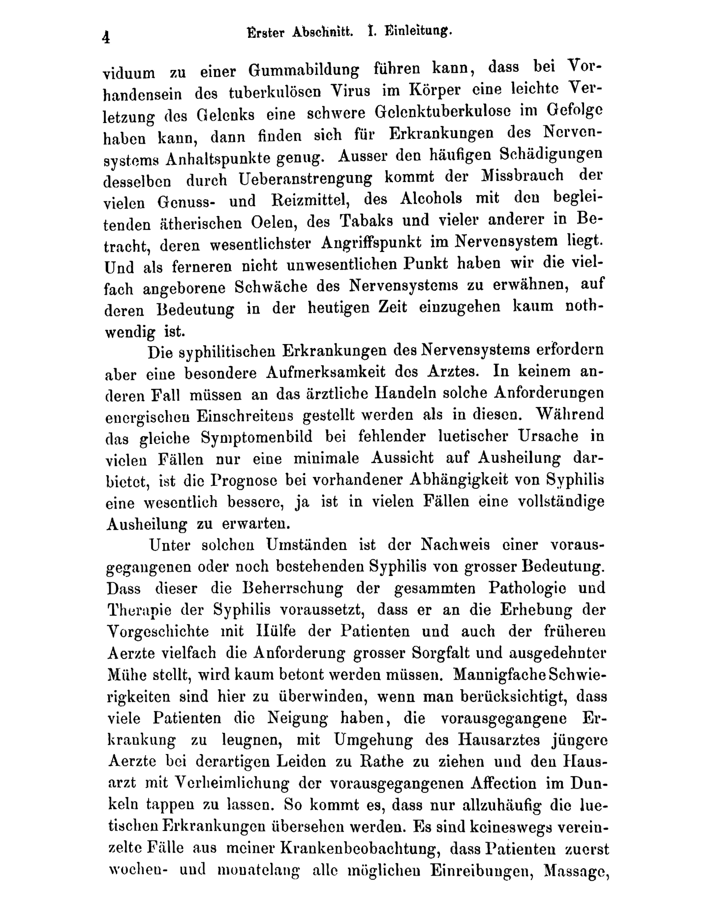 Die syphilitischen Erkrankungen des Nervensystems