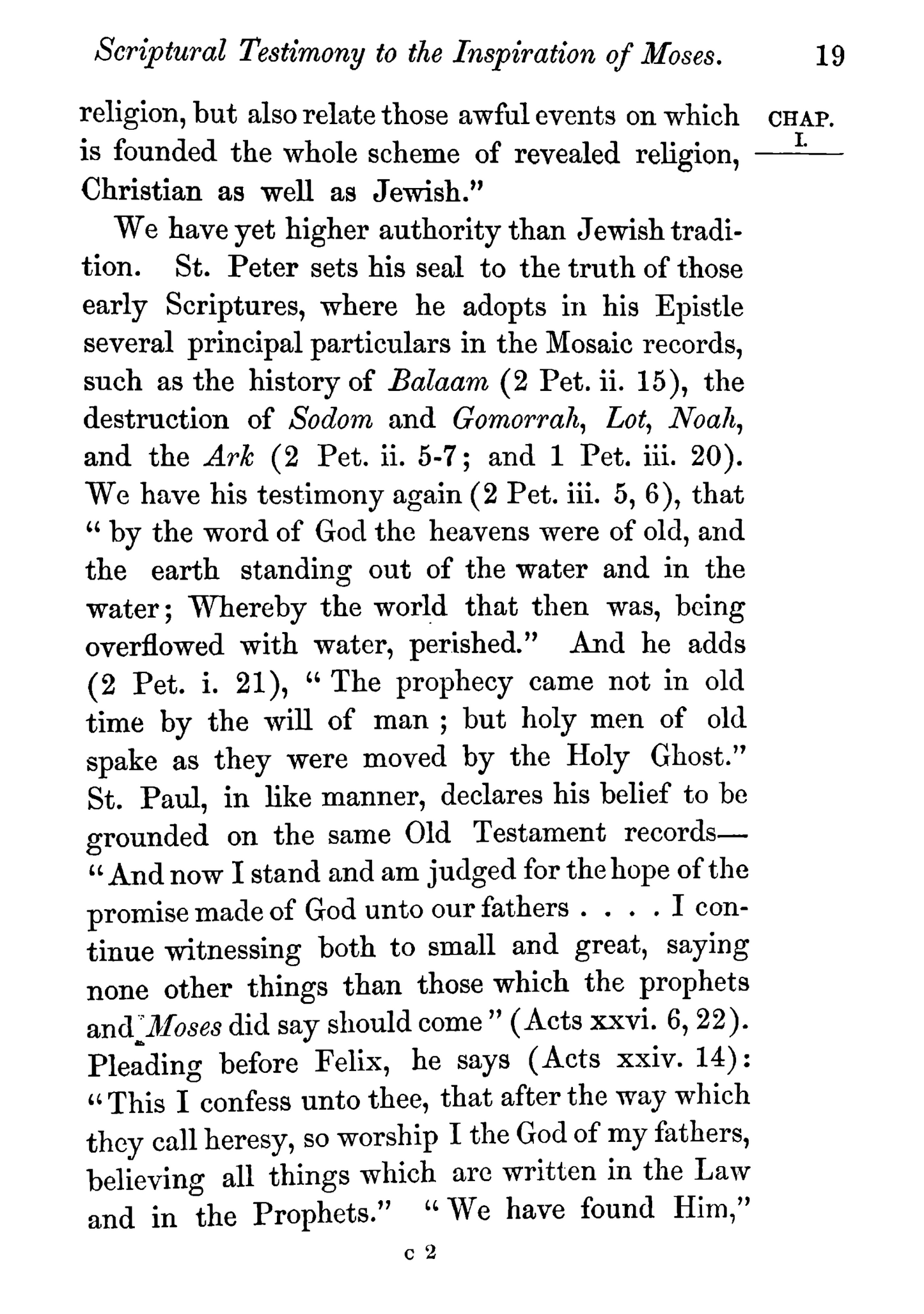 The Veracity of the Book of Genesis