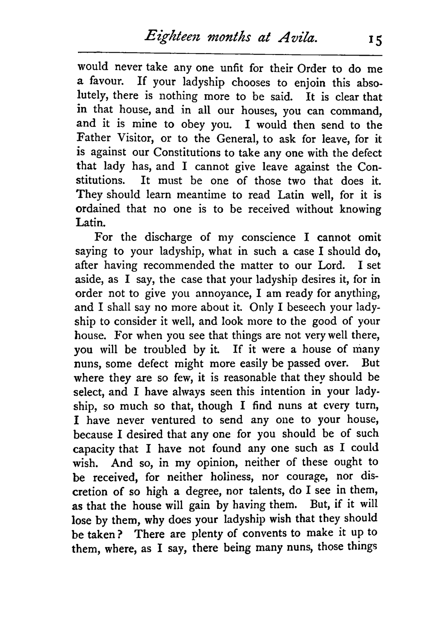 The Life and Letters of St. Teresa Vol. II
