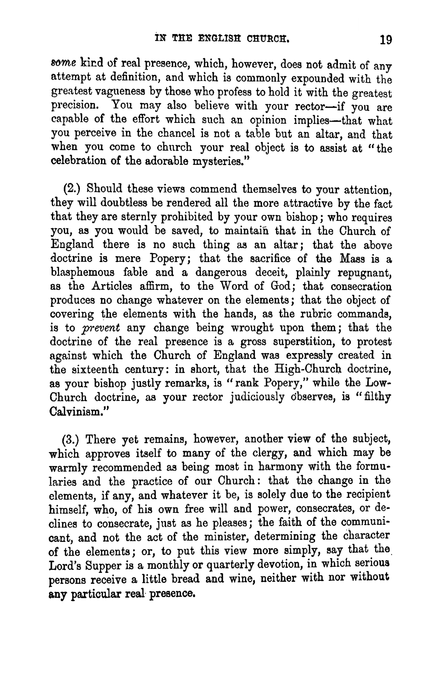 The Comedy of Convocation in the English Church