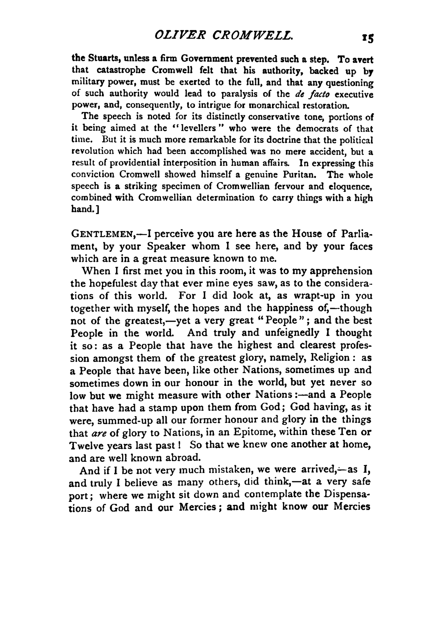 Political Orations from Wentworth to Macaulay