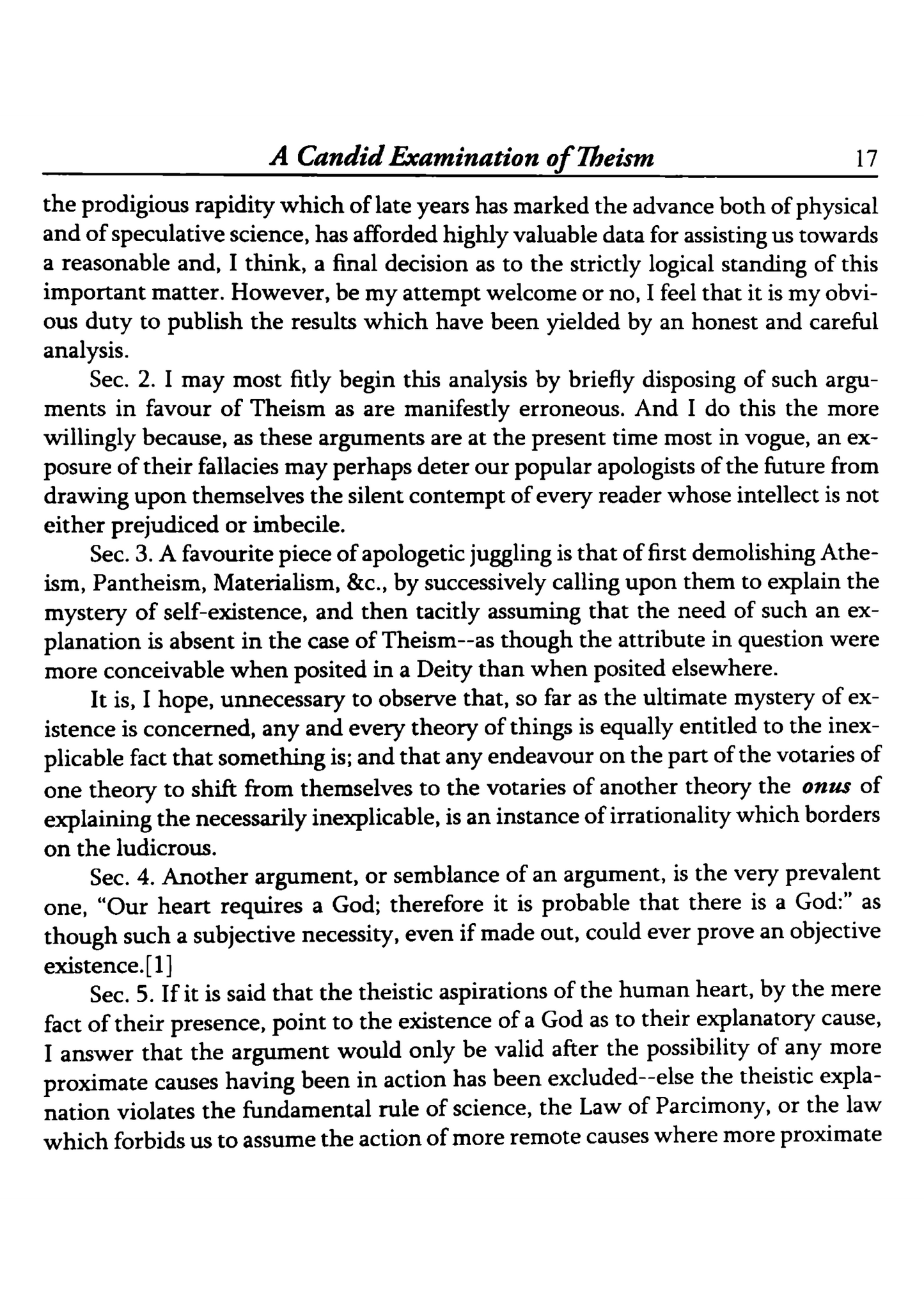 A Candid Examination of Theism