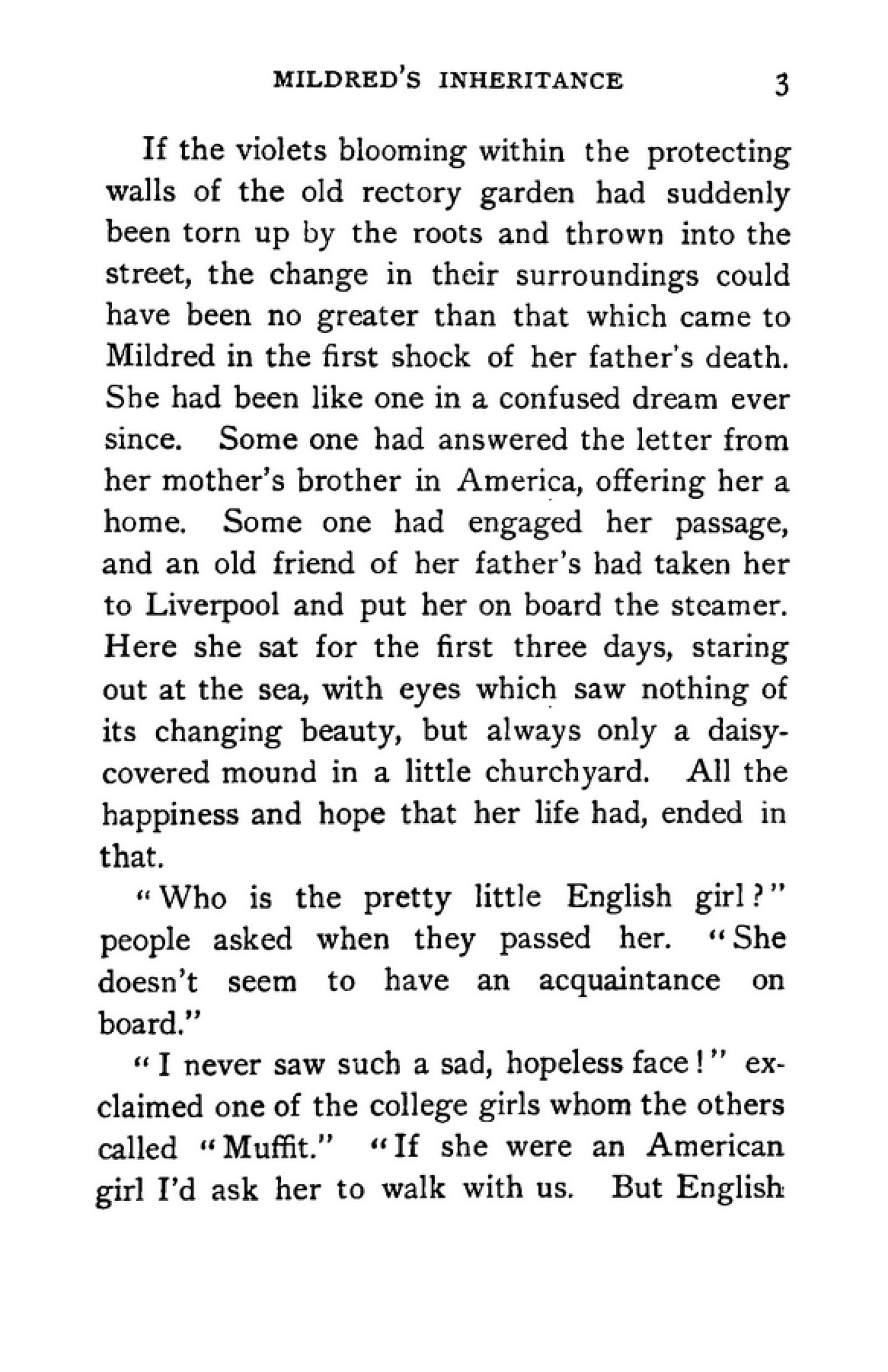 Mildred's Inheritance