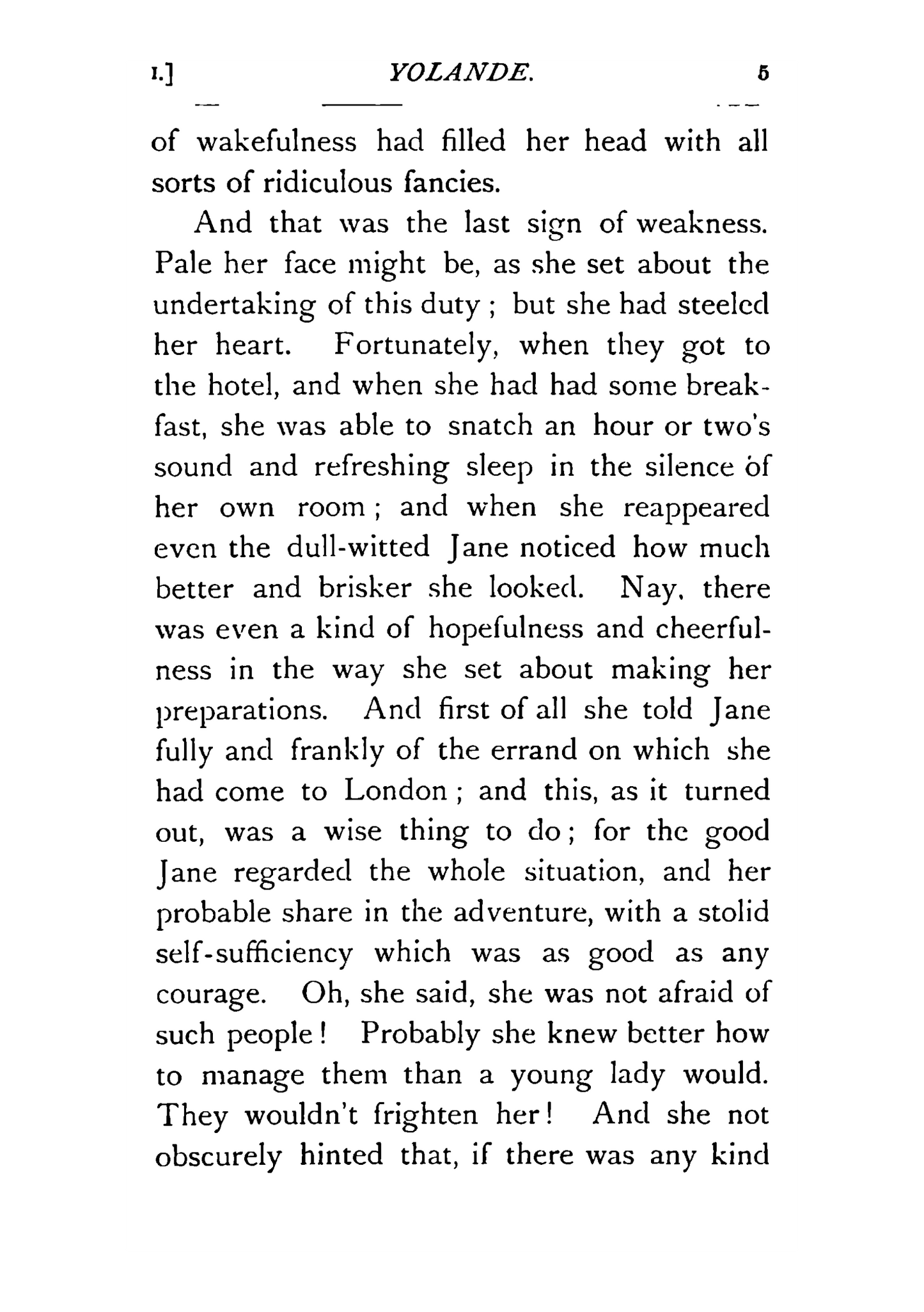 Yolande - The Story of a Daughter - Vol. III