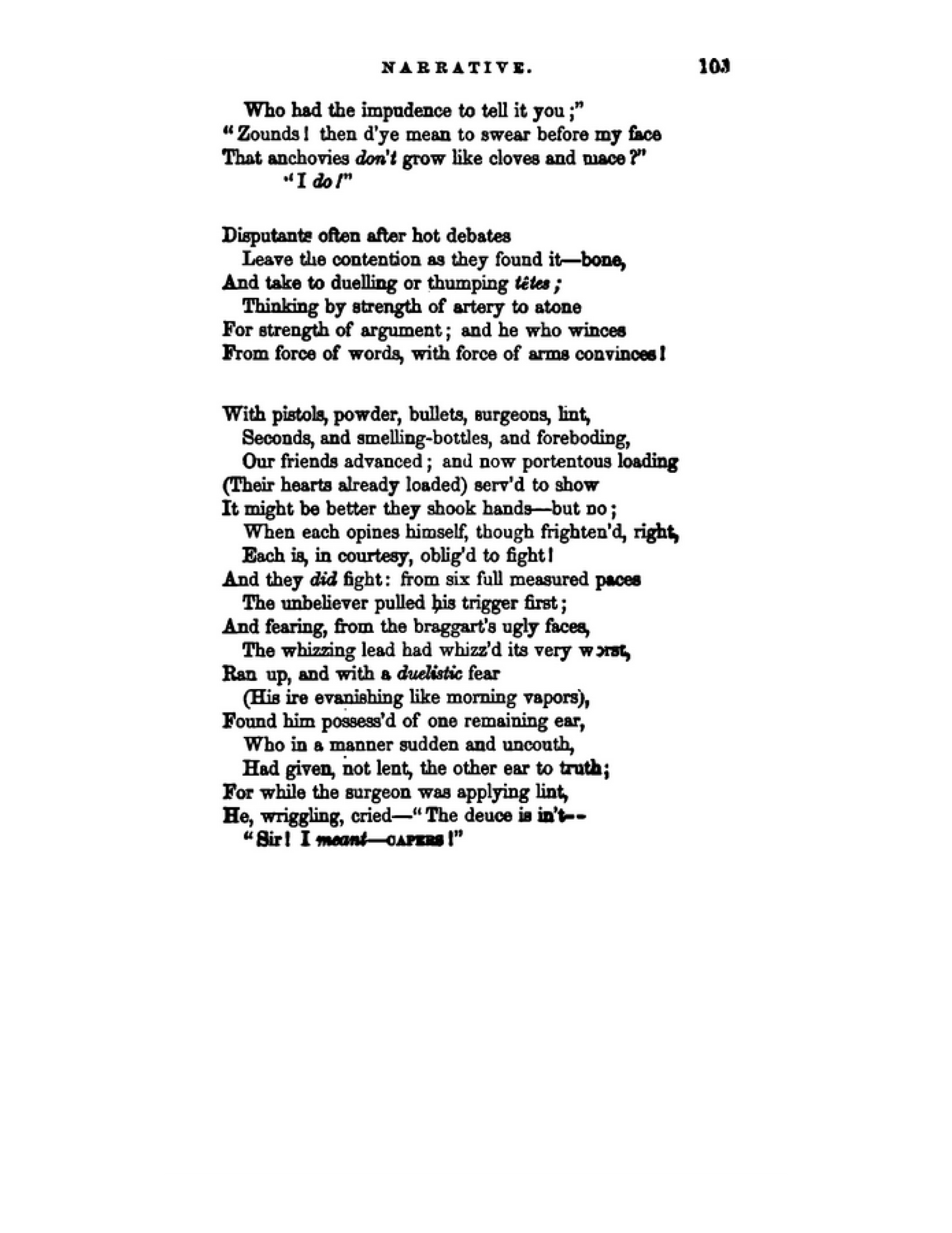 The Humorous Poetry of the English Language