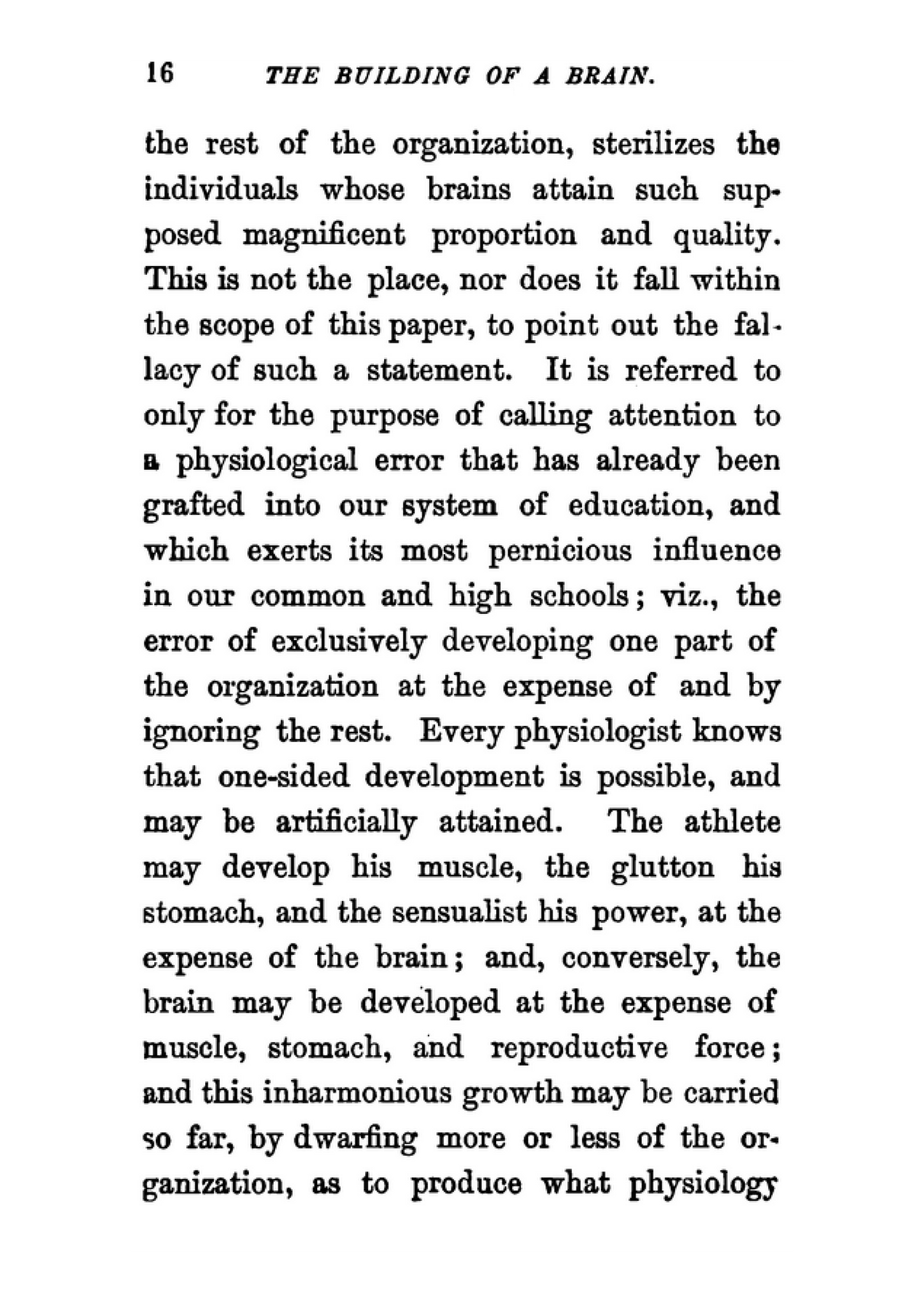 The Building of a Brain