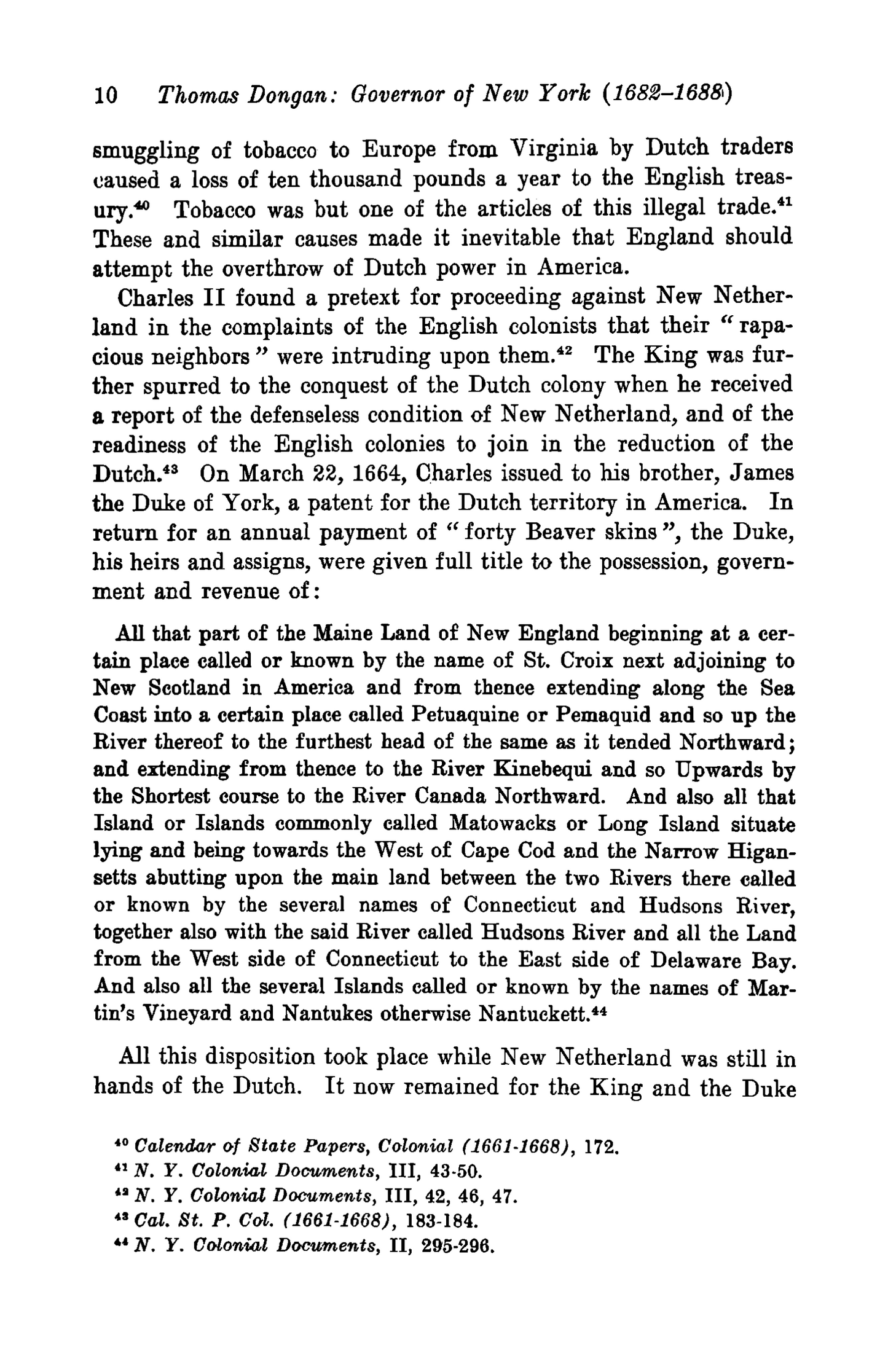 Thomas Dongan - Governor of New York