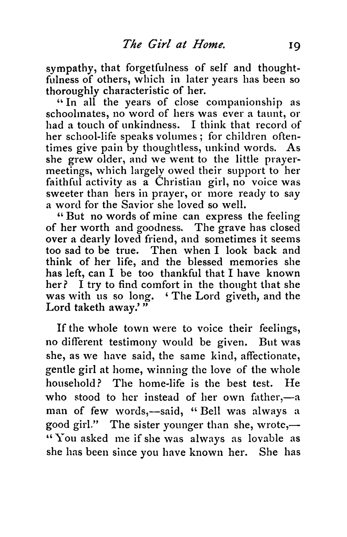 Isabel Lawrence - A Husband's Tribute to the Memory of a Faultless Wife