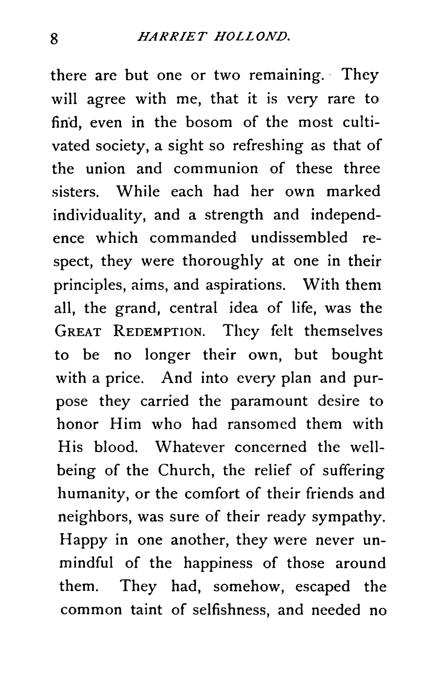 In Memoriam Harriet Holland
