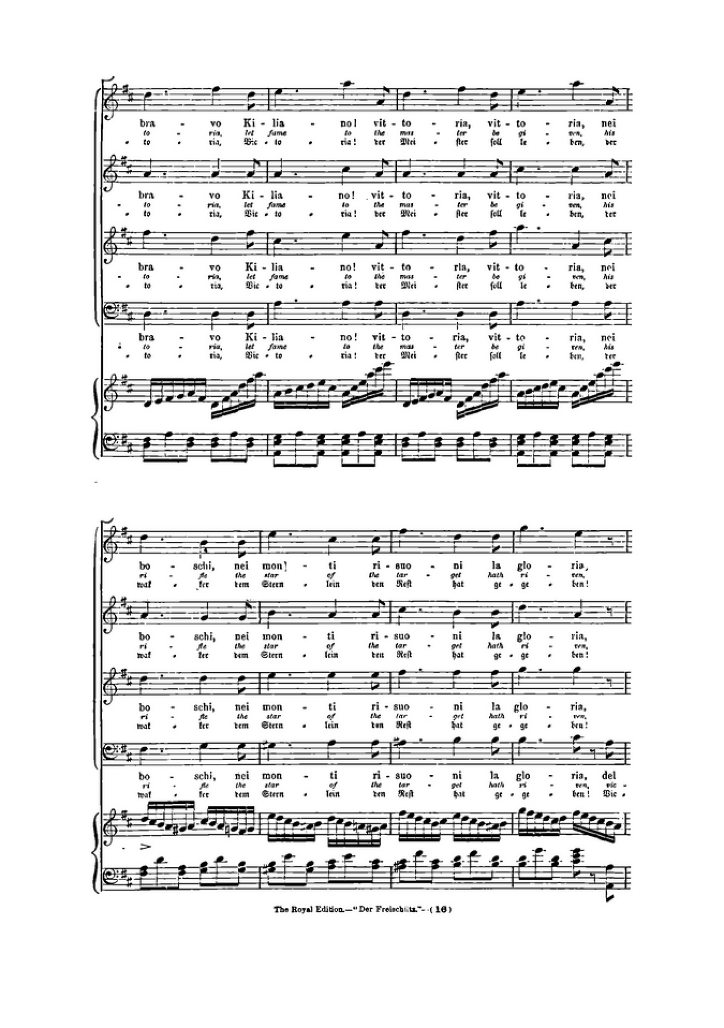 Der Freischütz - Opera in Three Acts