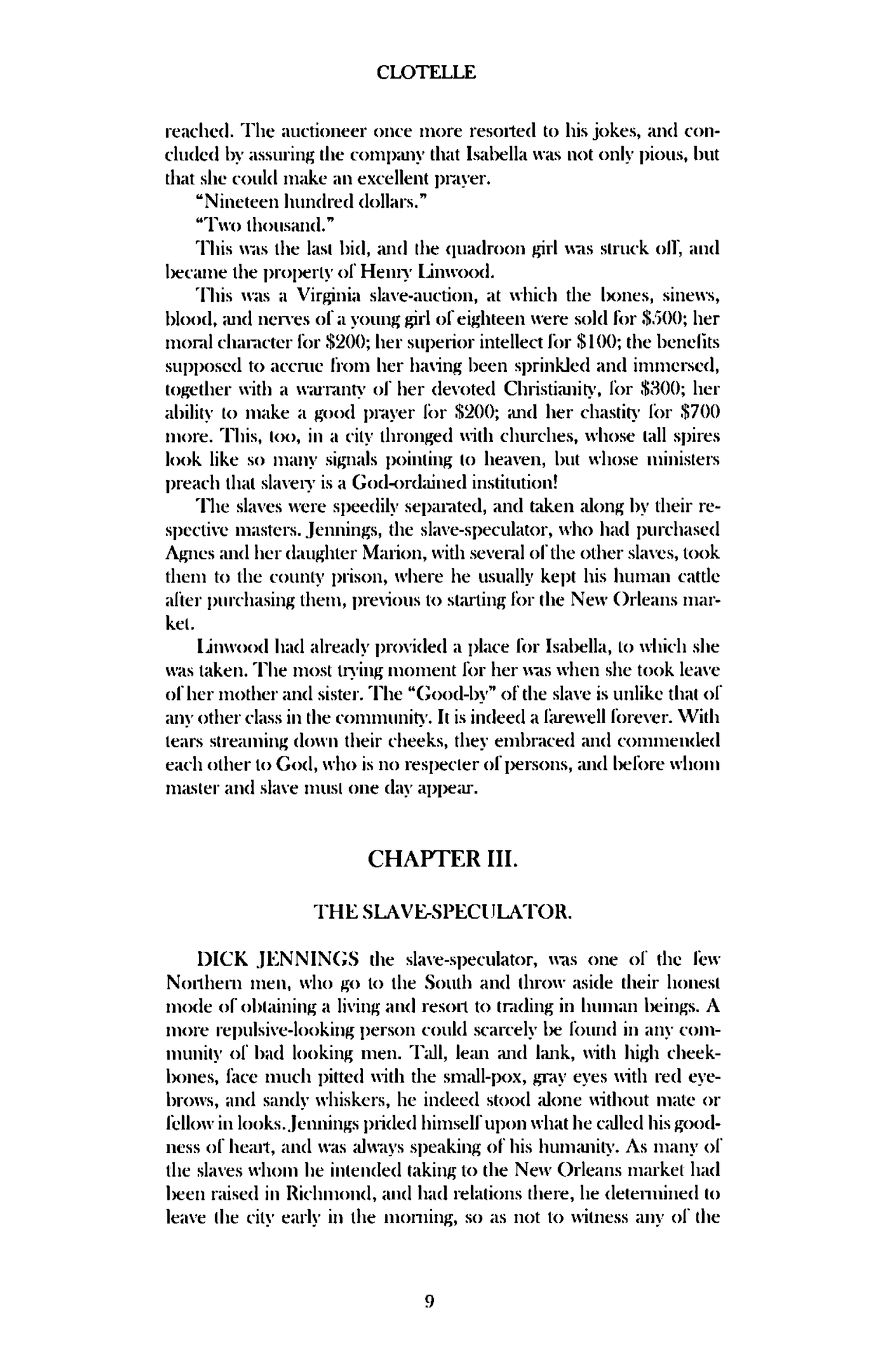 Clotelle or The Colored Heroine