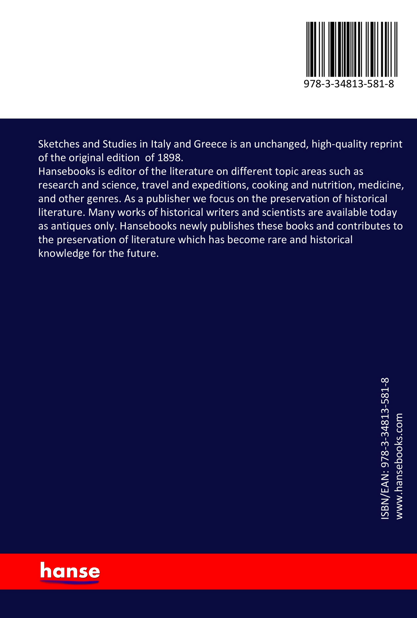Sketches and Studies in Italy and Greece