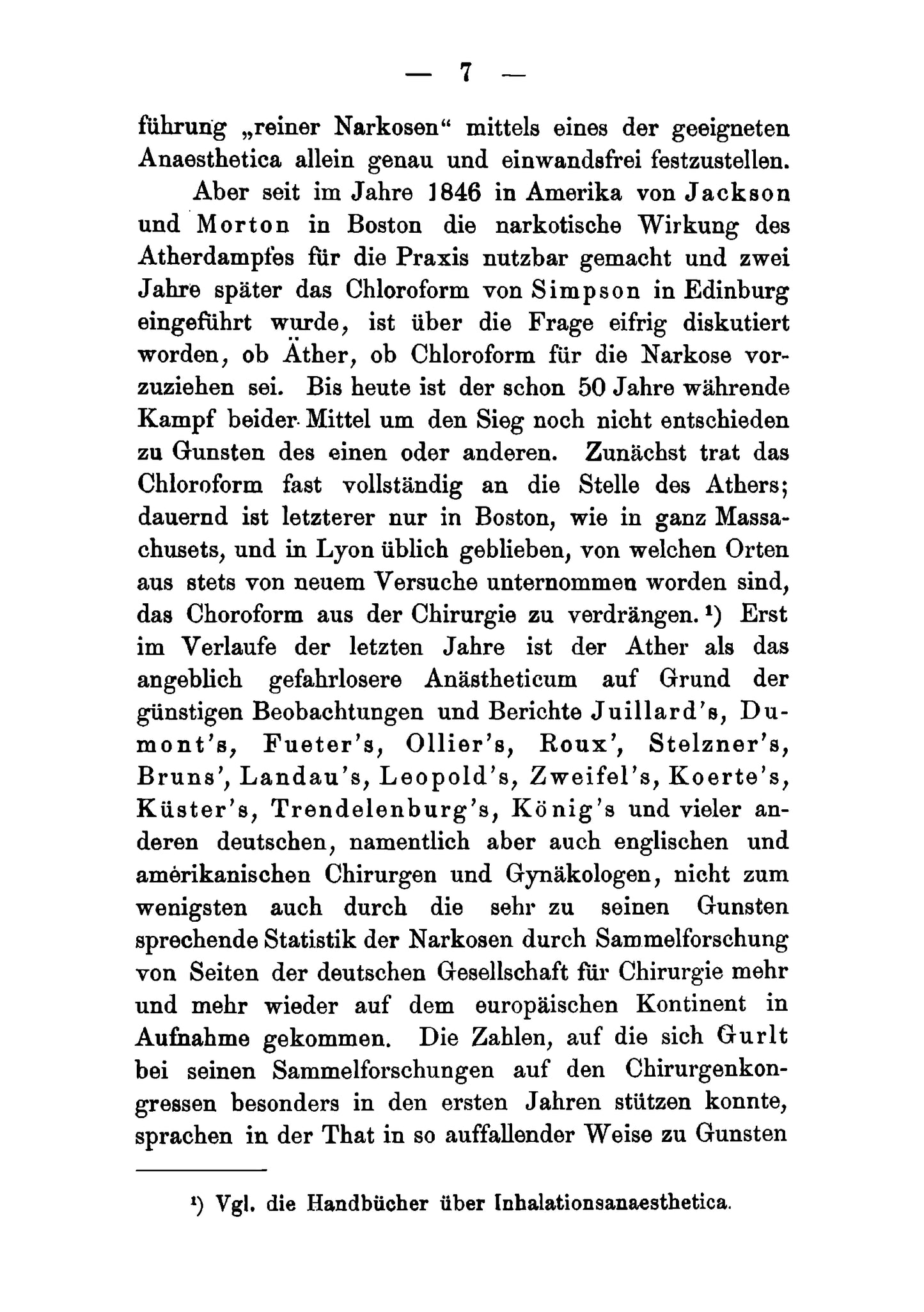 Über das Wesen und die Ursache der im Anschluss an die Narkose auftretenden Lungenentzündungen - Page 11