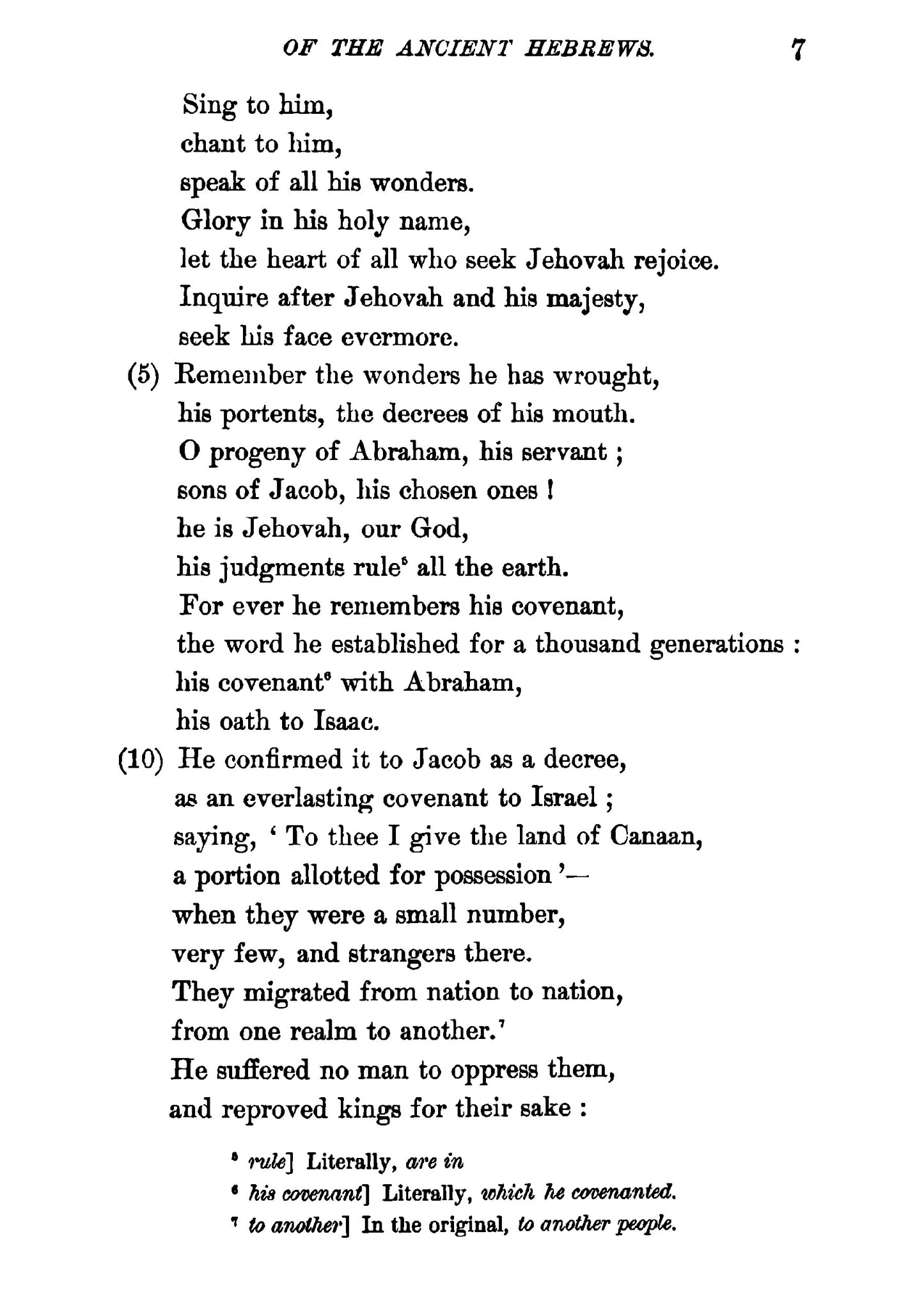 The Historical Poetry of the Ancient Hebrews - Page 13