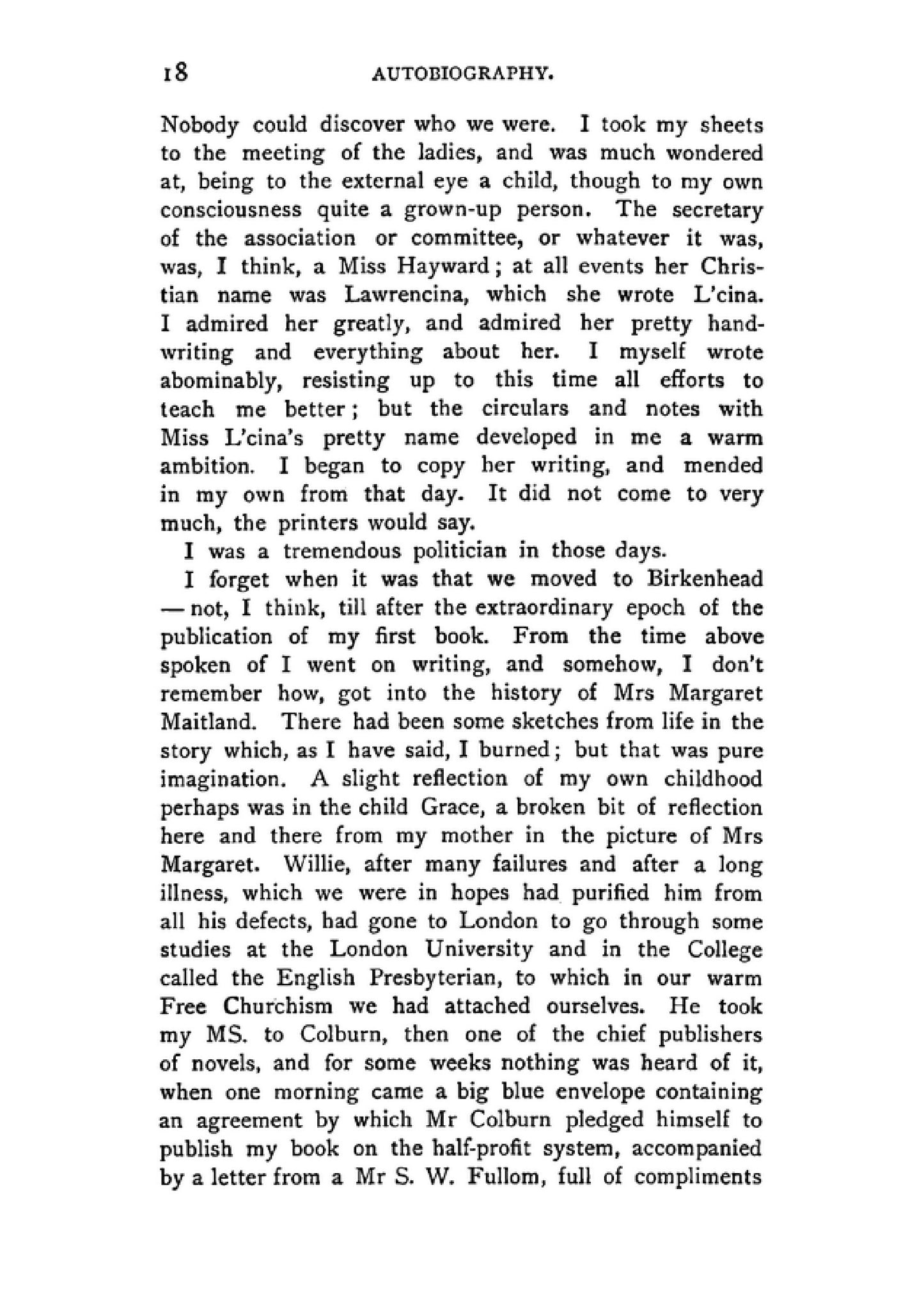 The Autobiography and Letters of Mrs. M.O.W. Oliphant - Page 36