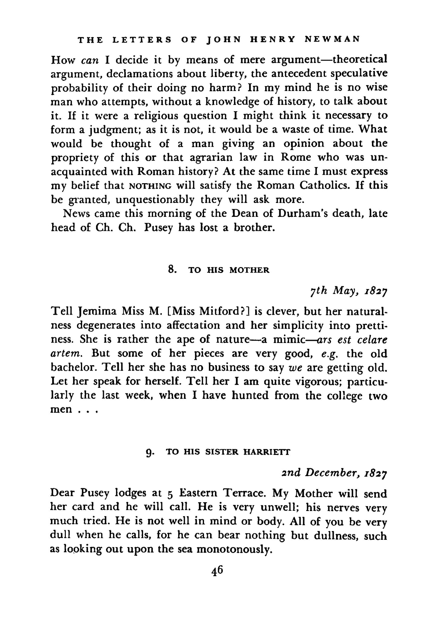 Letters of John Henry Newman - Page 48