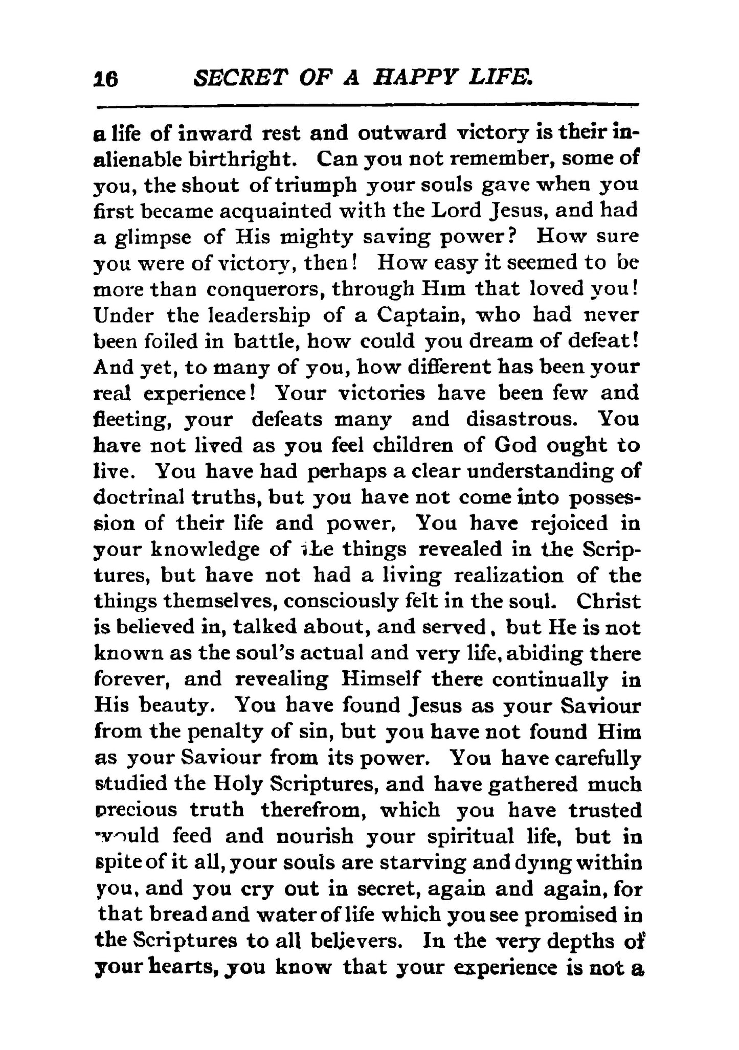 The Christian's Secret of a Happy Life - Page 18