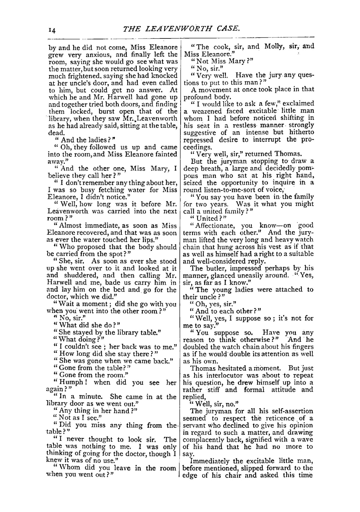 The Leavenworth Case - Page 16