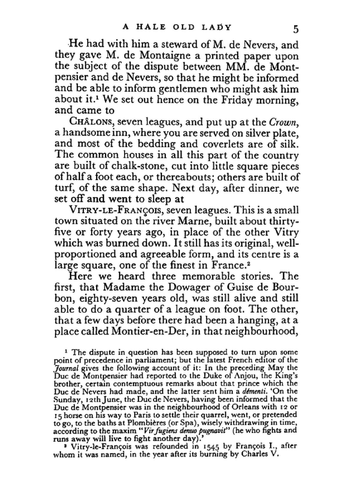 The Diary of Montaigne's Journey to Italy - Page 21