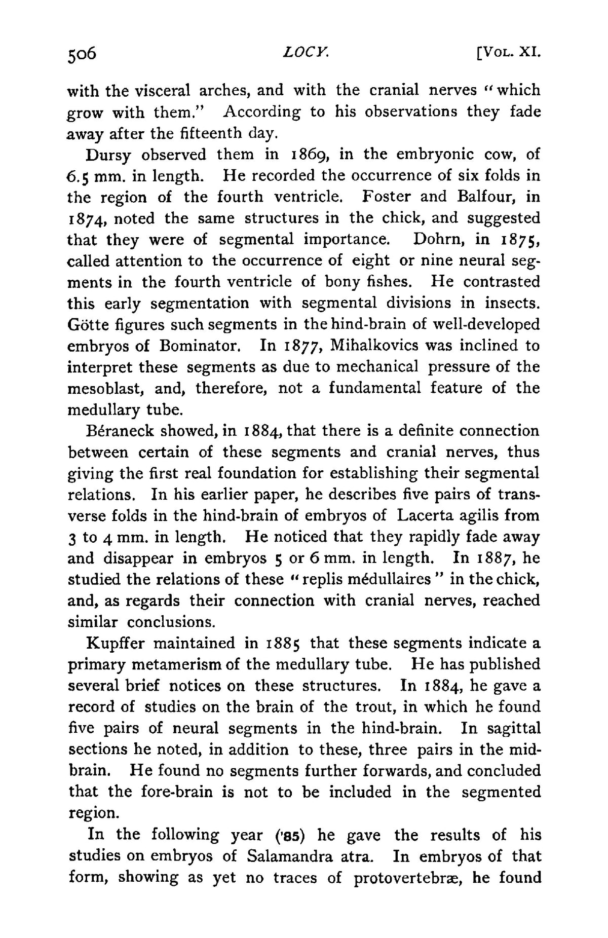Contribution to the Structure and Development of the Vertebrate Head - Page 16