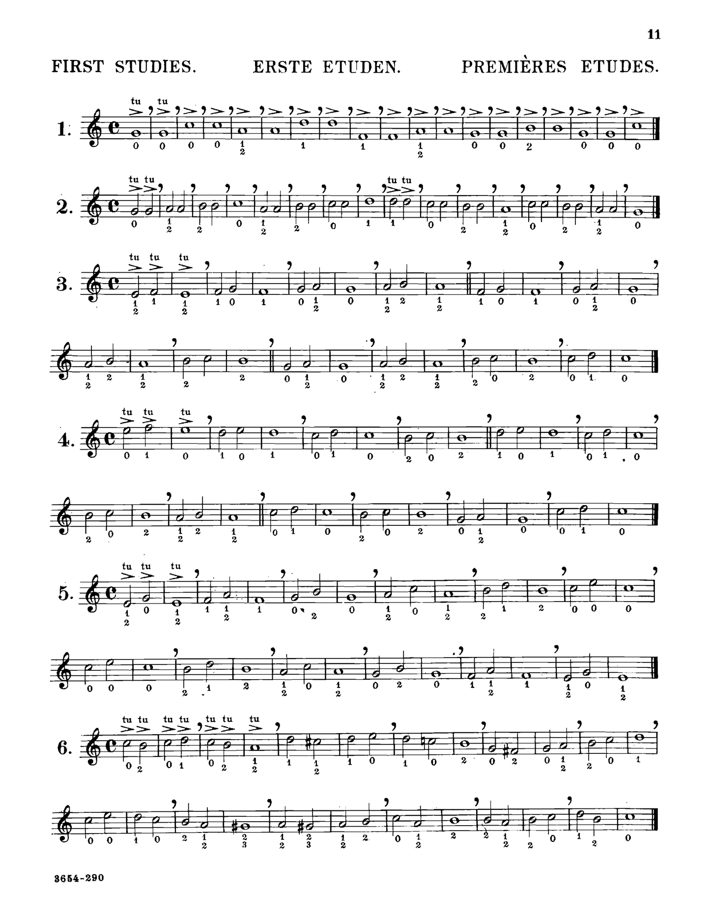 Arban Schule für Trompete - Teil 1