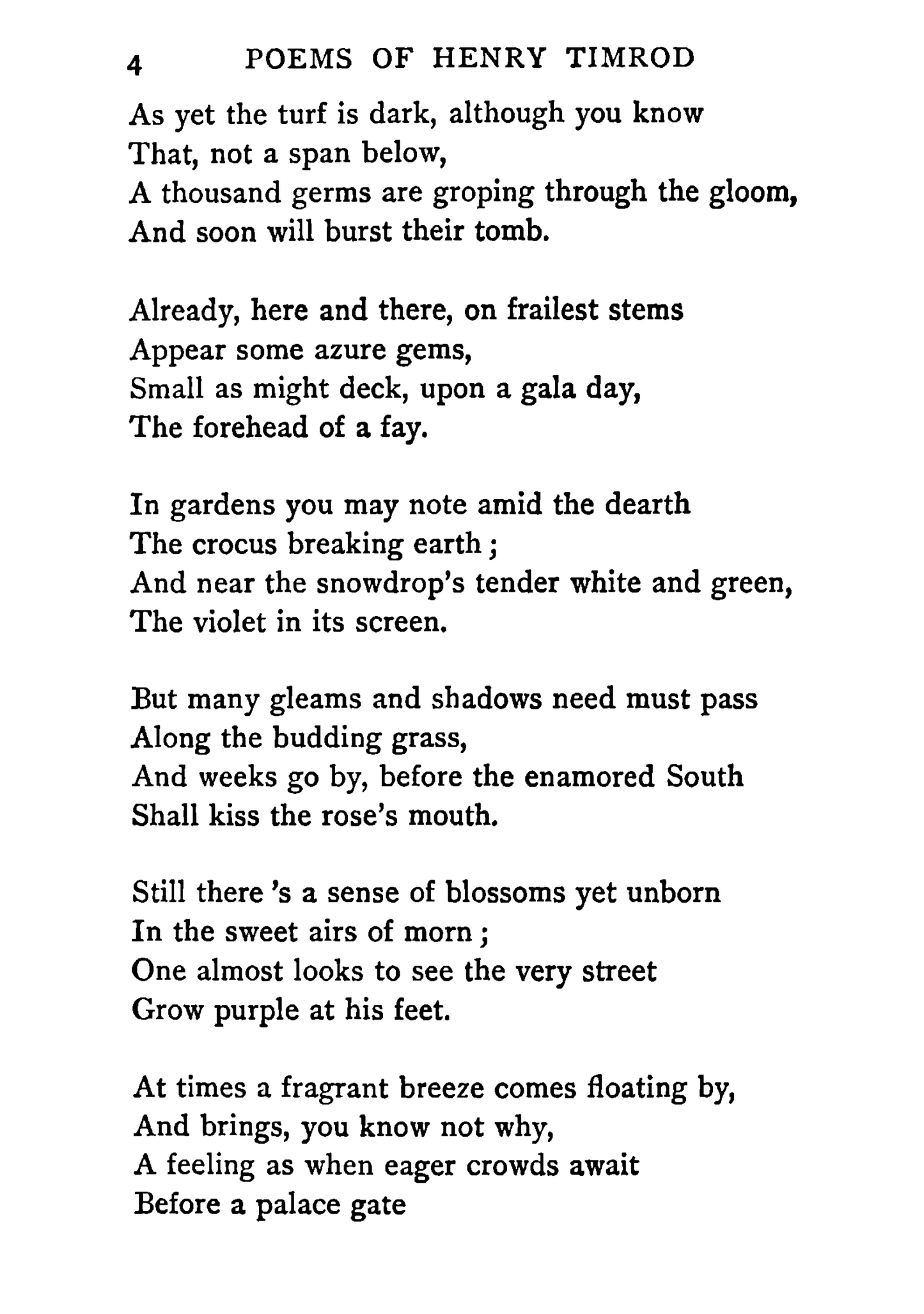 Poems of Henry Timrod