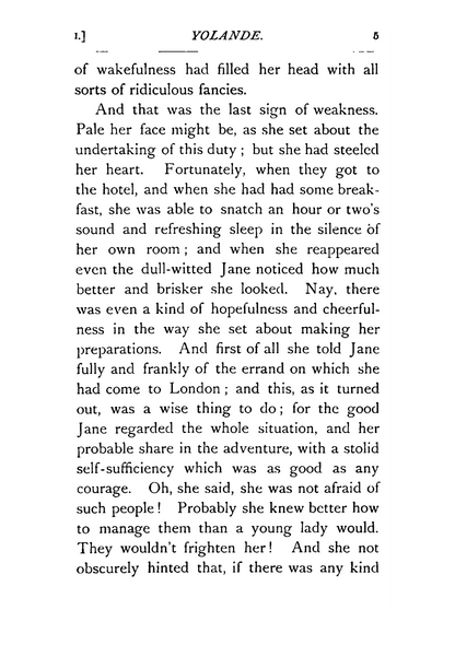 Yolande - The Story of a Daughter - Vol. III