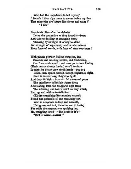 The Humorous Poetry of the English Language