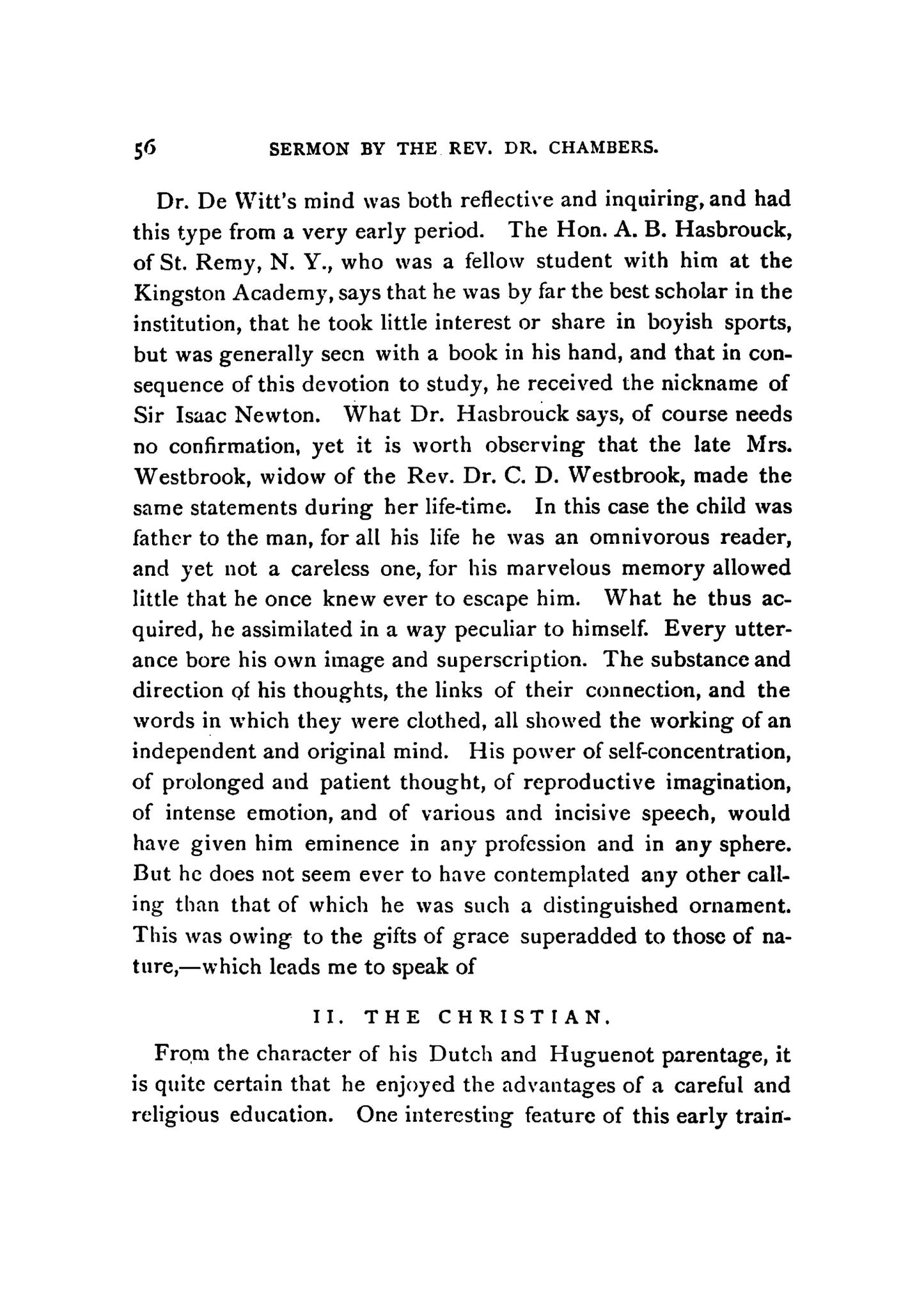 Memorials of Rev. Thomas De Witt