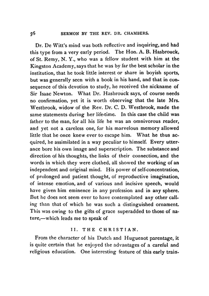 Memorials of Rev. Thomas De Witt