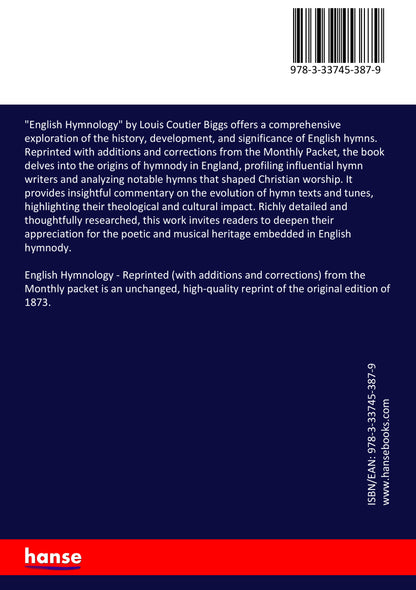 English Hymnology - Back Cover