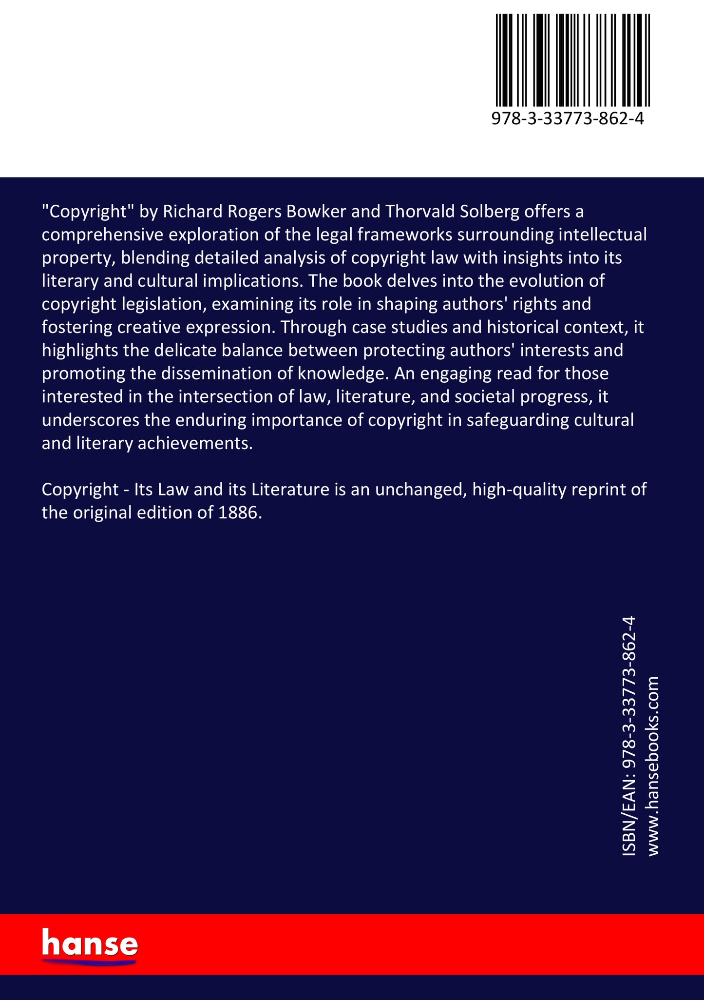 Copyright - Back Cover