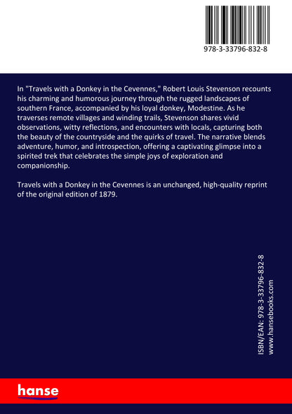 Travels with a Donkey in the Cevennes - Back Cover