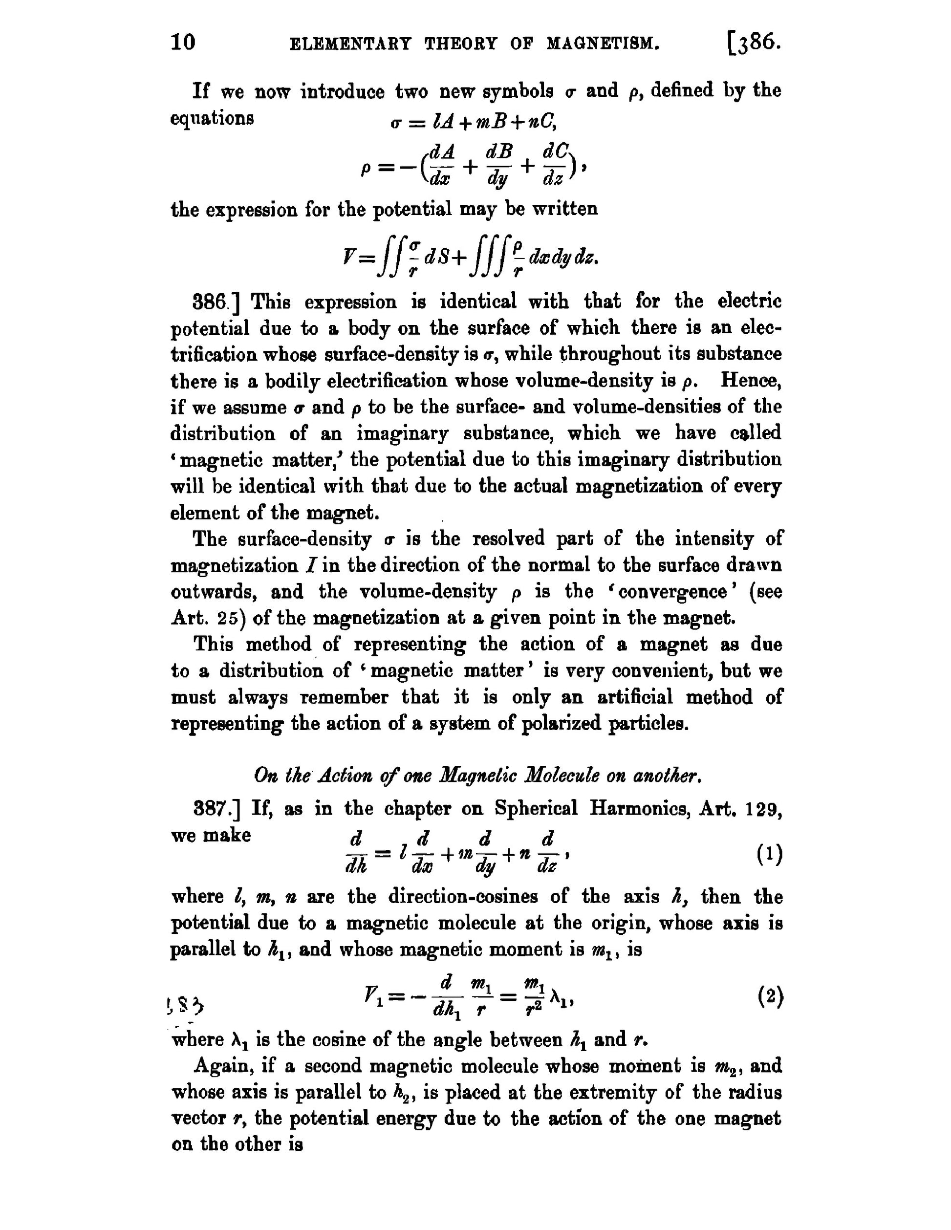 A Treatise On Electricity and Magnetism - Page 36