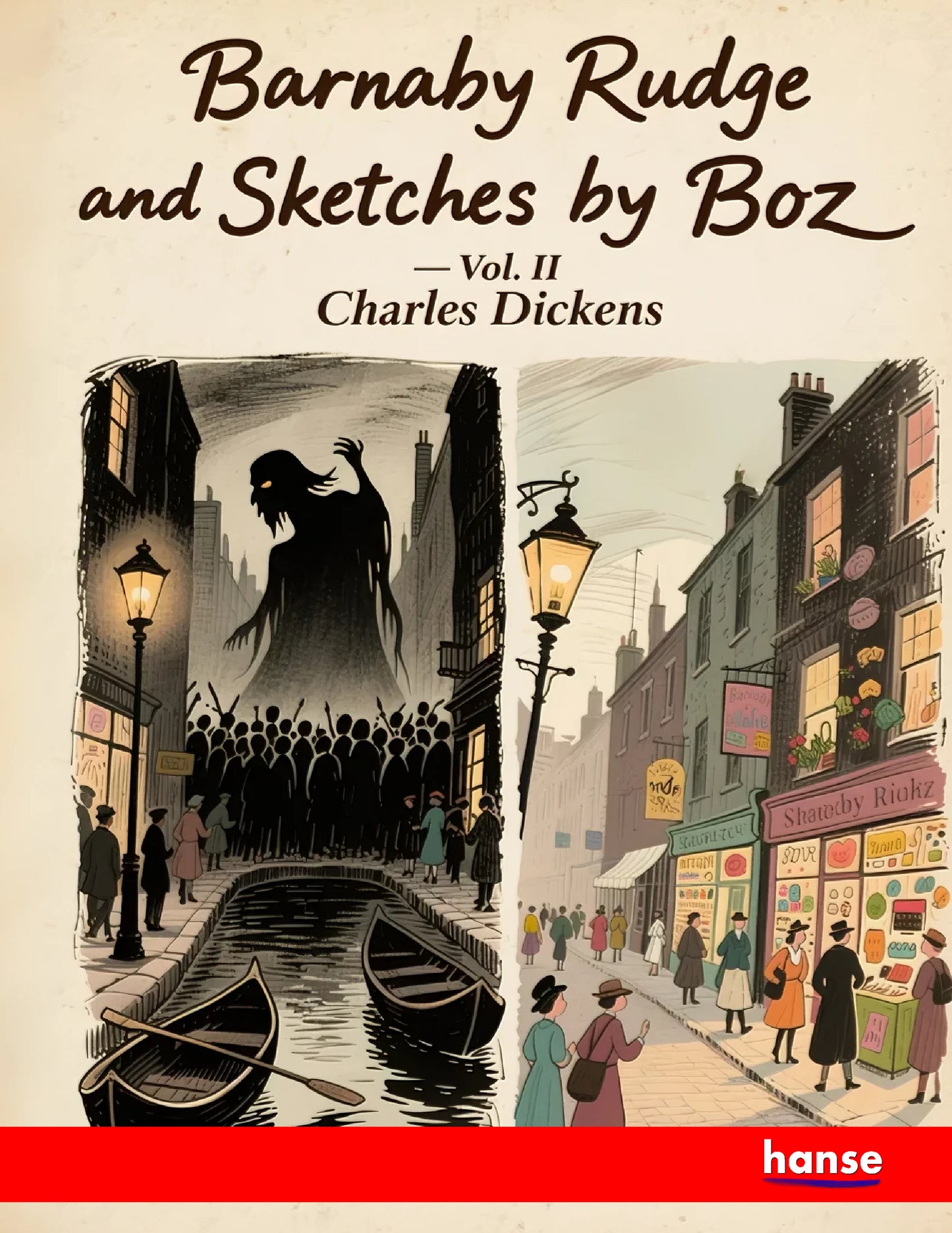 Barnaby Rudge and Sketches by Boz - Vol. II - Front Cover