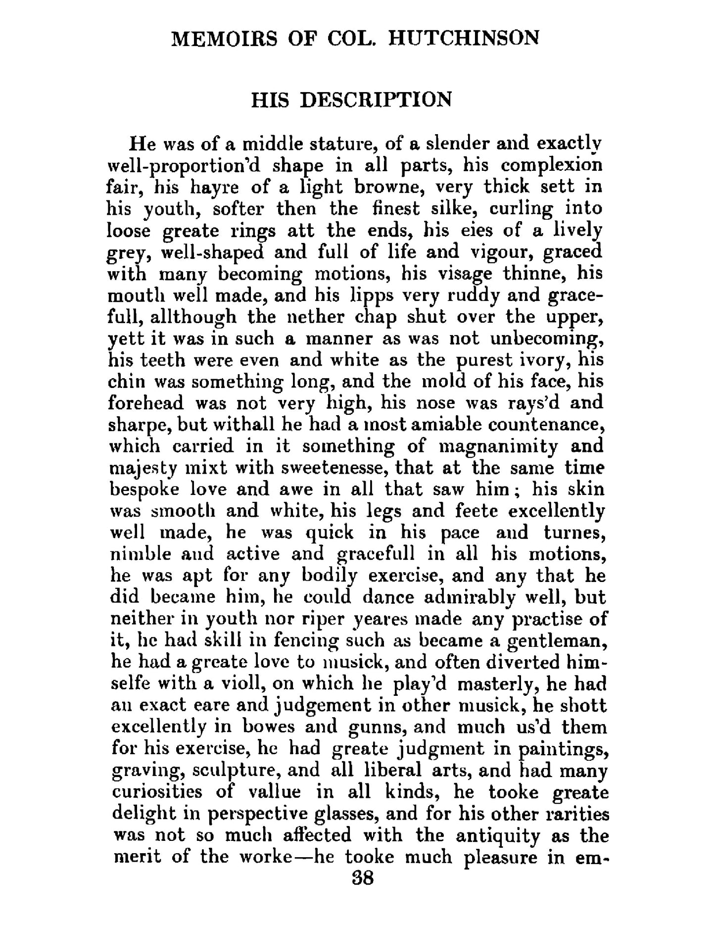 Memoirs of the Life of Colonel Hutchinson - Page 72