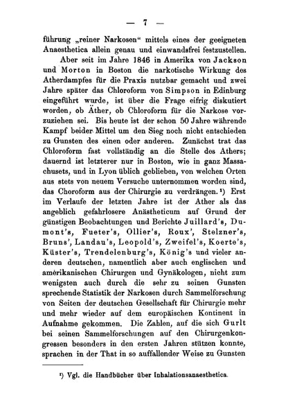 Über das Wesen und die Ursache der im Anschluss an die Narkose auftretenden Lungenentzündungen - Page 11