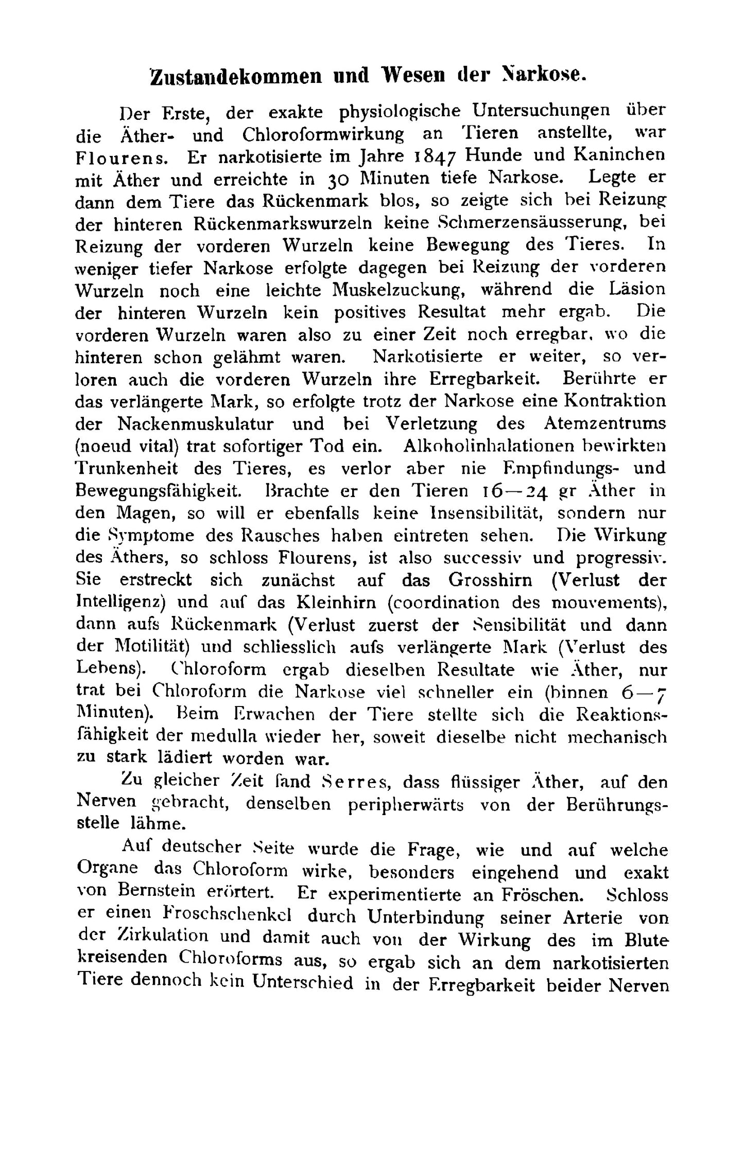 Der gegenwärtige Stand der Kenntnis von der Wirkung des Chloroforms und Äthers auf den tierischen Organismus - Page 14