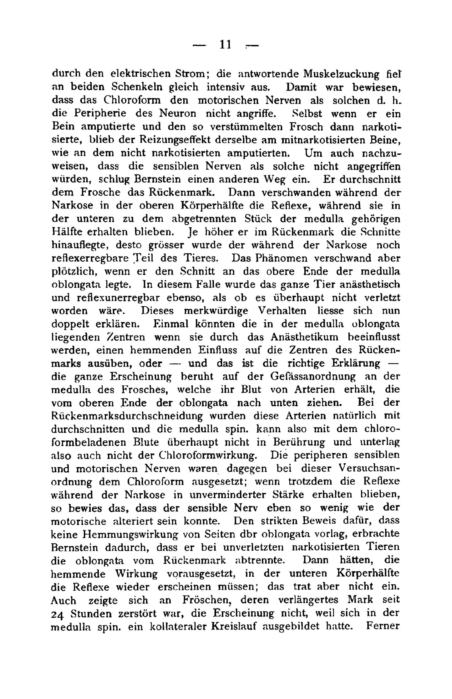 Der gegenwärtige Stand der Kenntnis von der Wirkung des Chloroforms und Äthers auf den tierischen Organismus - Page 15