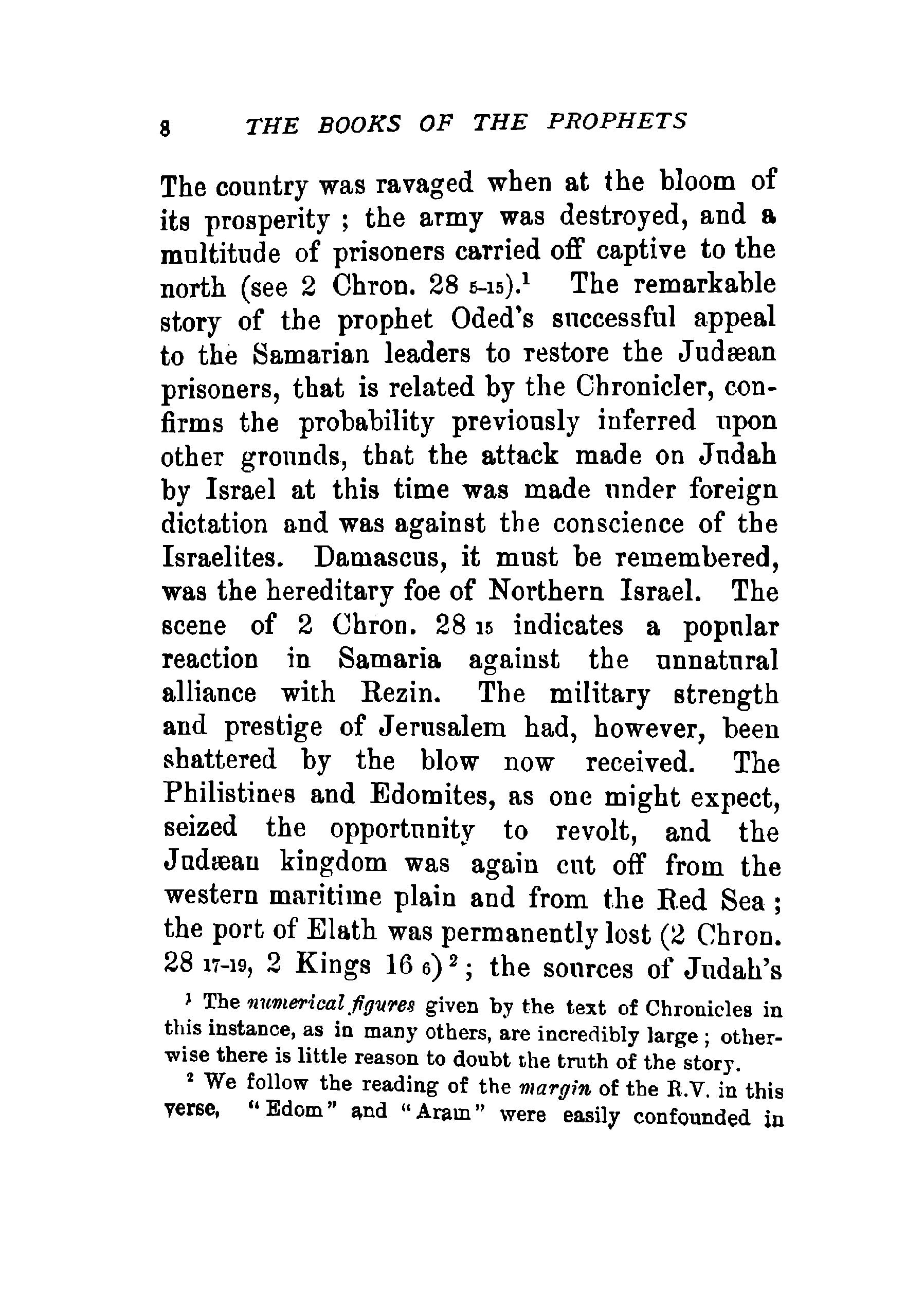 The Books of the Prophets in their Historical Succession - Page 26