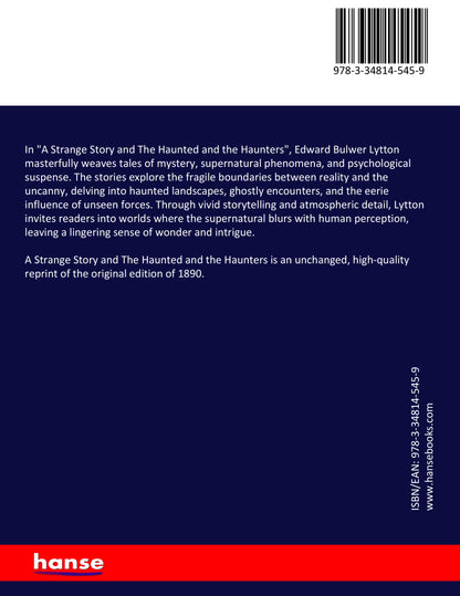 A Strange Story and The Haunted and the Haunters - Back Cover