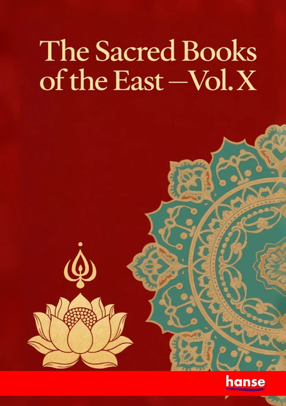 The Sacred Books of the East - Front Cover