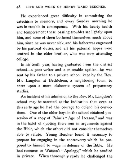 Life and Work of Henry Ward Beecher - Page 48