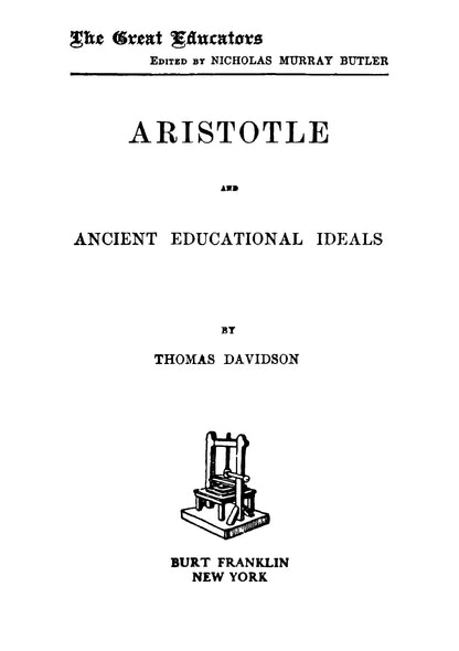 Aristotle and Ancient Educational Ideals - Page 5