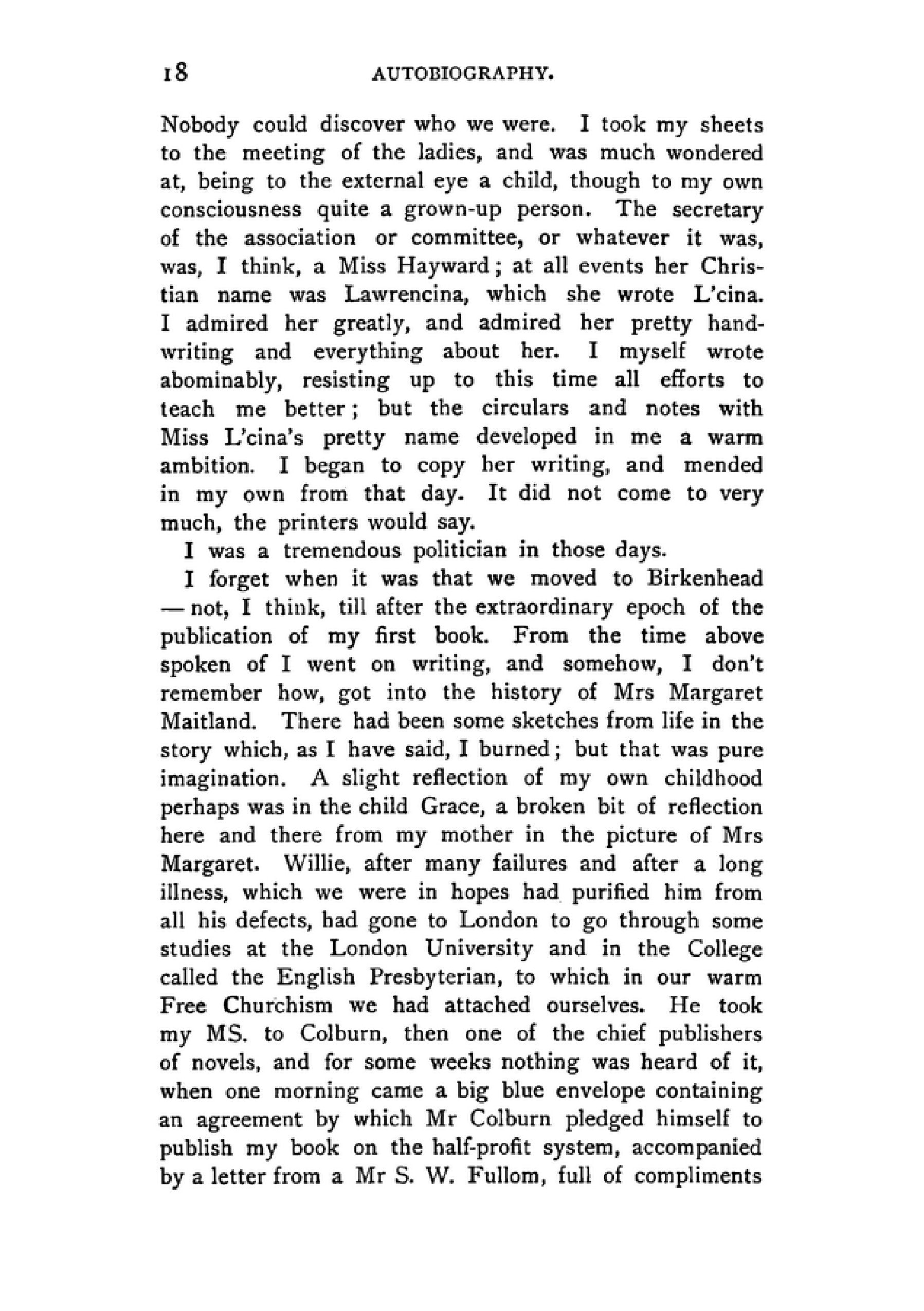 The Autobiography and Letters of Mrs. M.O.W. Oliphant - Page 36