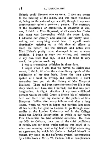 The Autobiography and Letters of Mrs. M.O.W. Oliphant - Page 36