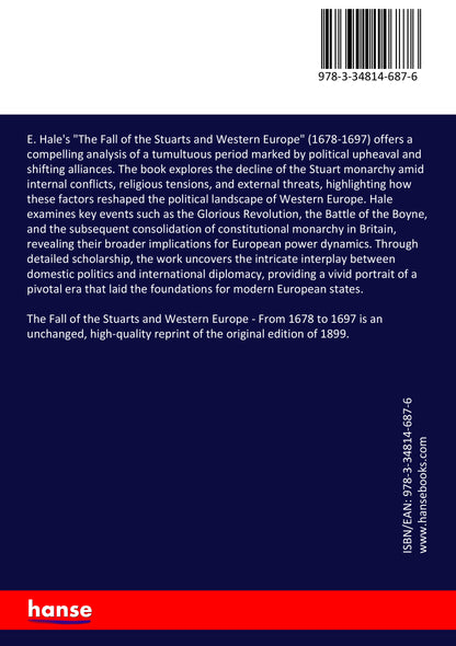 The Fall of the Stuarts and Western Europe - Back Cover