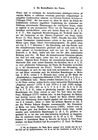 Untersuchungen über die Textgestalt und die Echtheit des Buches Micha - Page 15